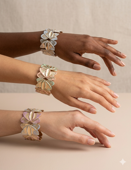 Lotus Blossom Statement Cuff