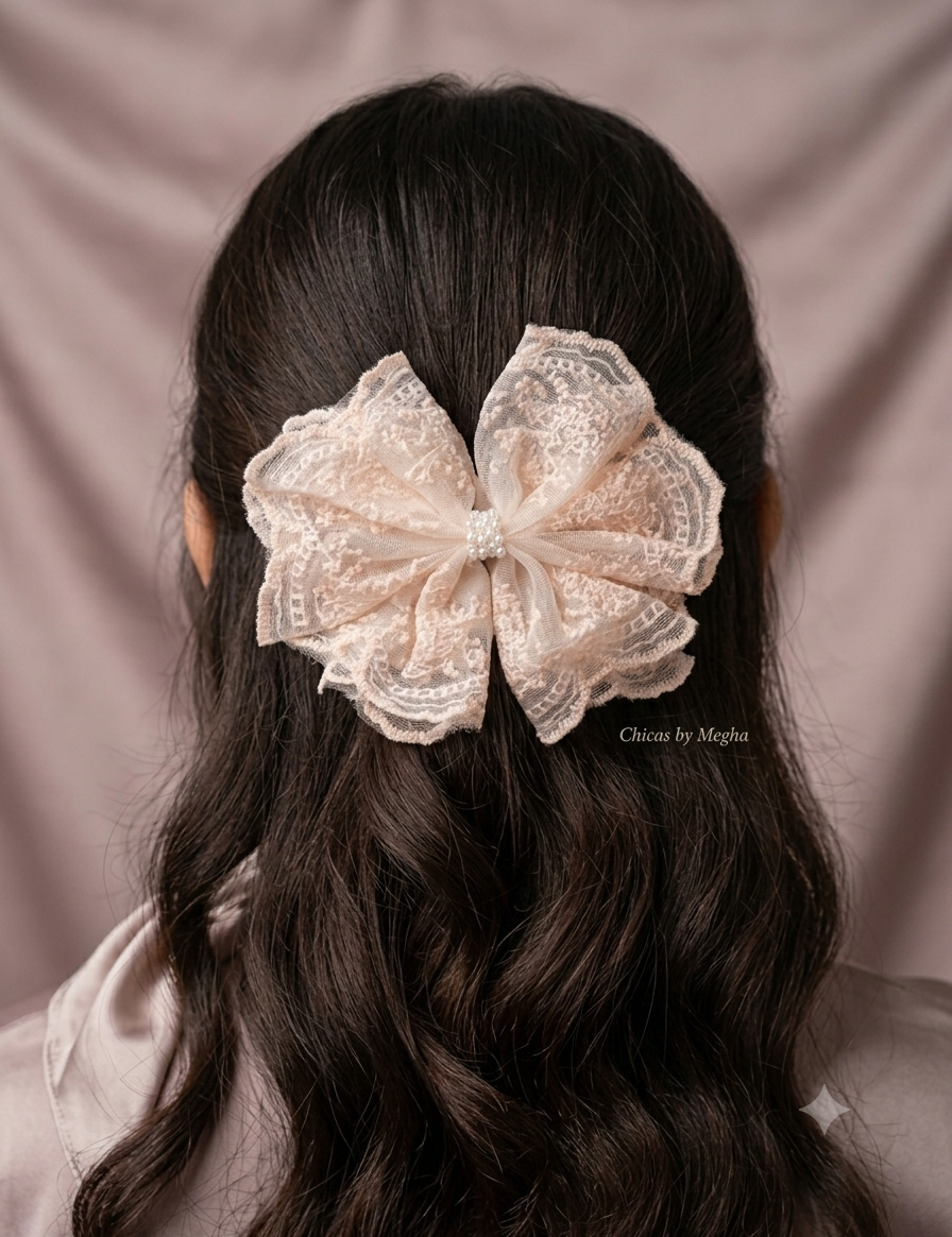 The Juliette Lace Bow Set