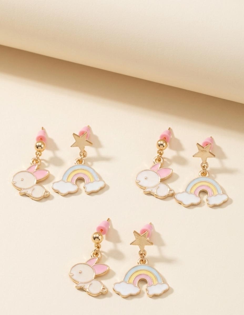 Mismatch Bunny-Rainbow