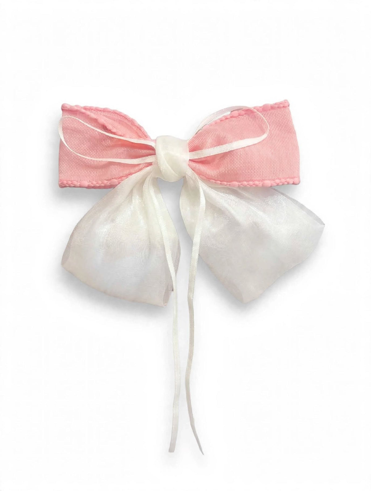 Coquette Sheer Organza Hair Bow Clip