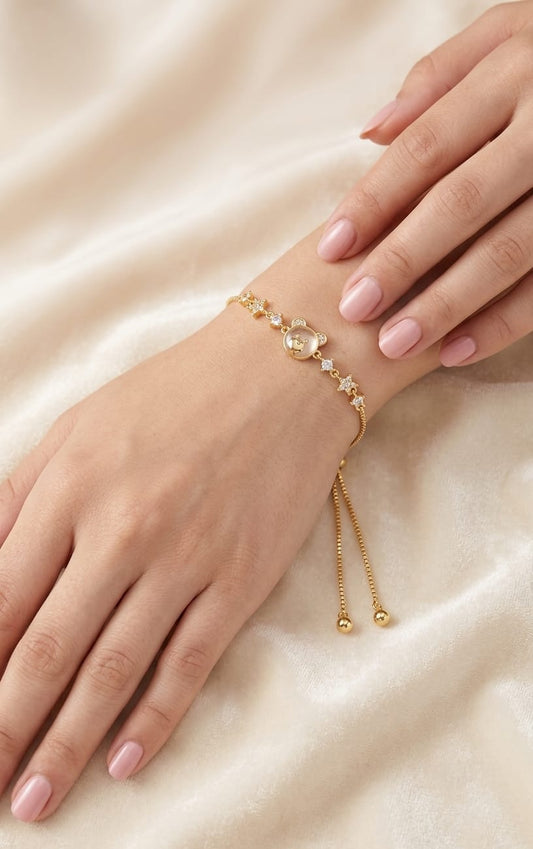 Starry Bear Adjustable Bracelet