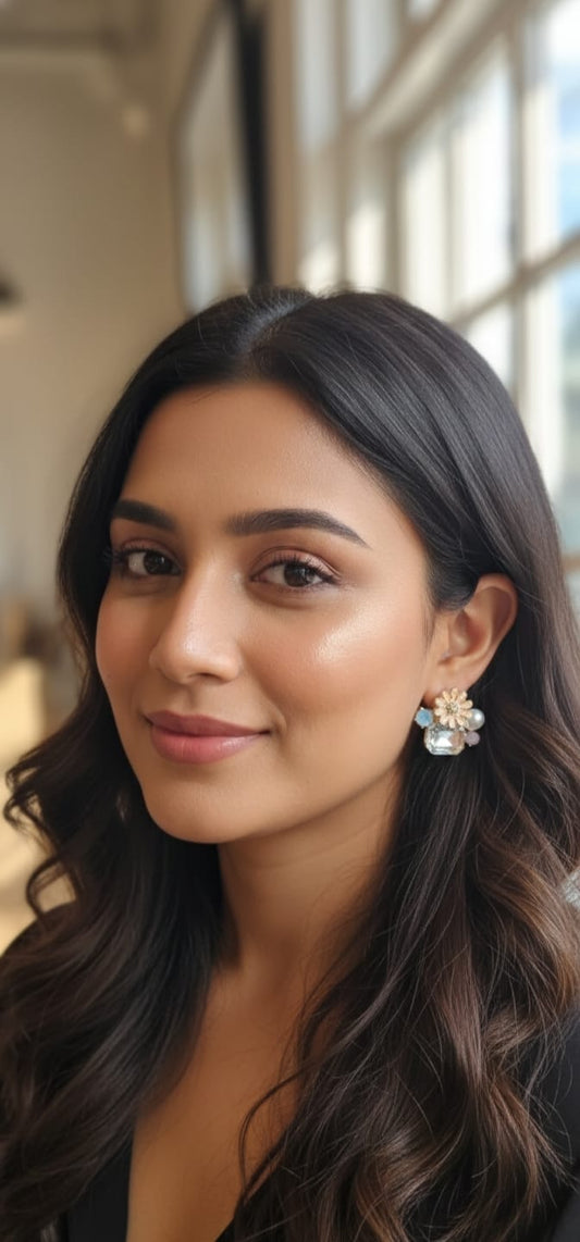 Petal & Pearl Cluster Studs