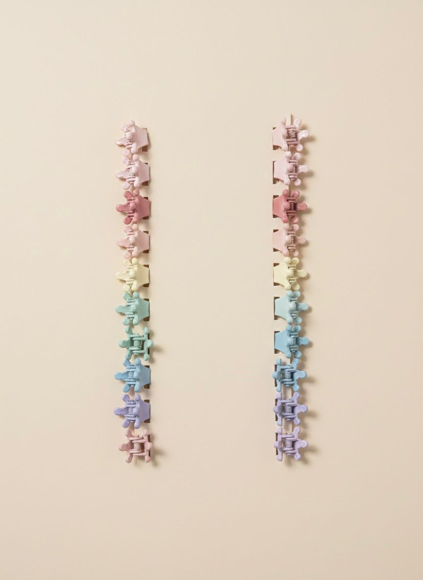 Tiny Floral Garden: Mini Claw Clip Set
