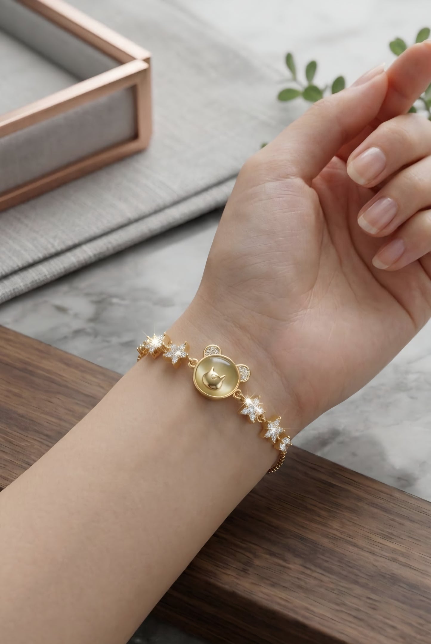 Starry Bear Adjustable Bracelet