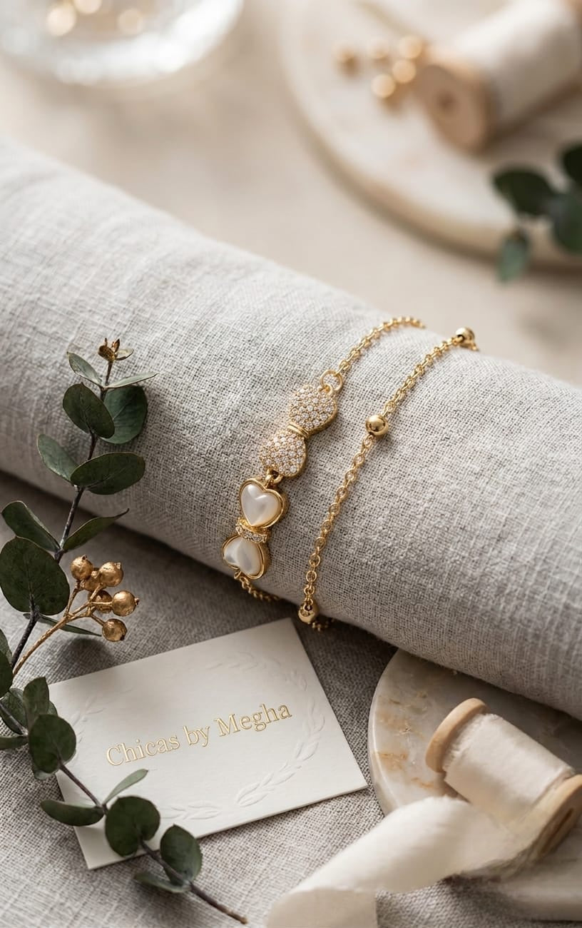 The ‘Amour’ Layered Bow Bracelet