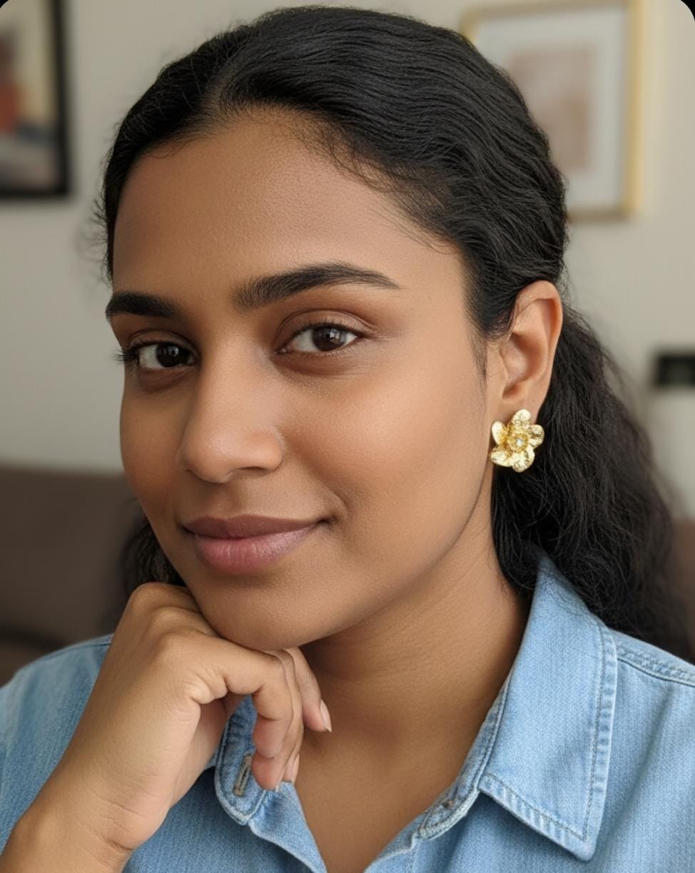Eternal Bloom Textured Studs