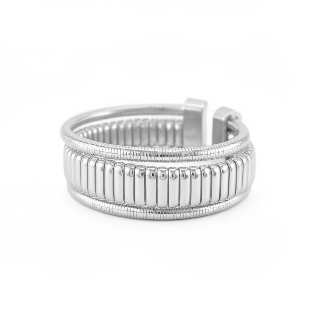 Deco Ridge Bangle