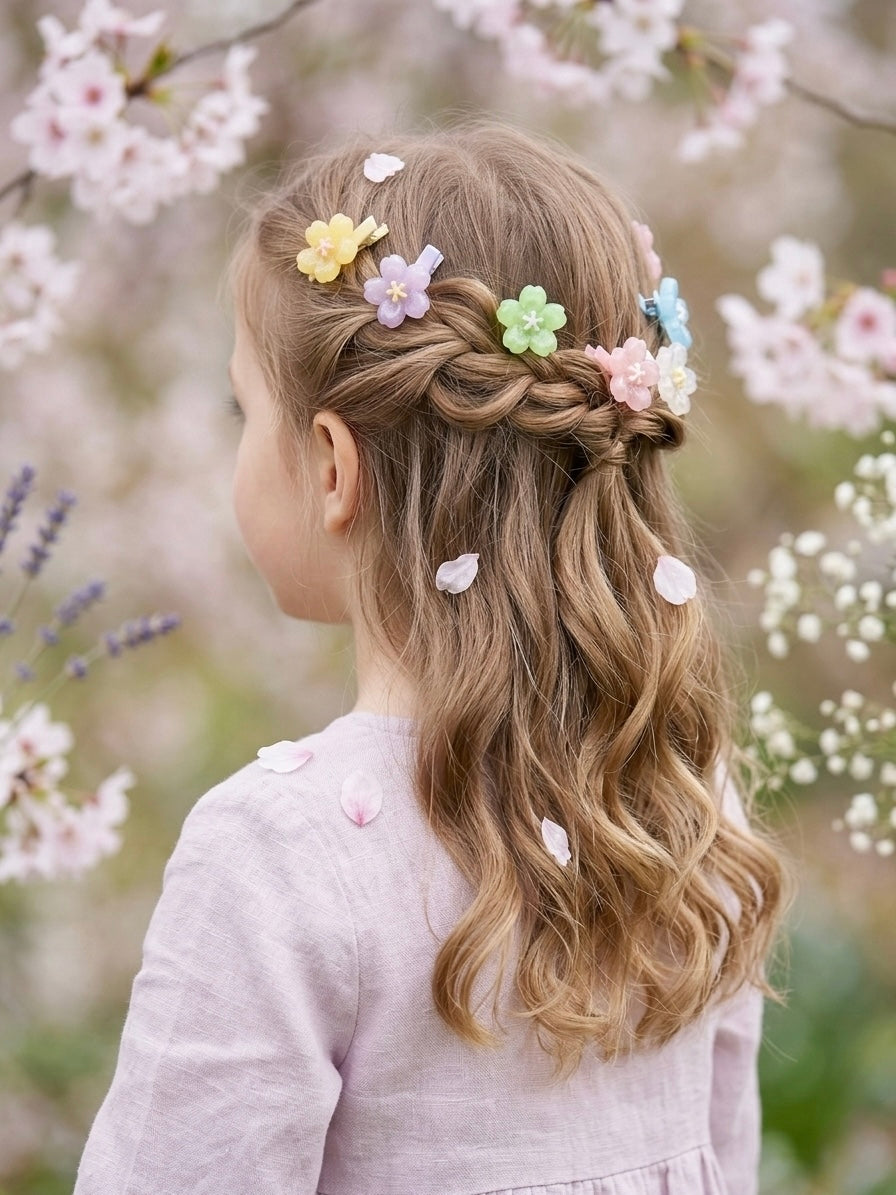 Sakura Bloom Alligator Clips