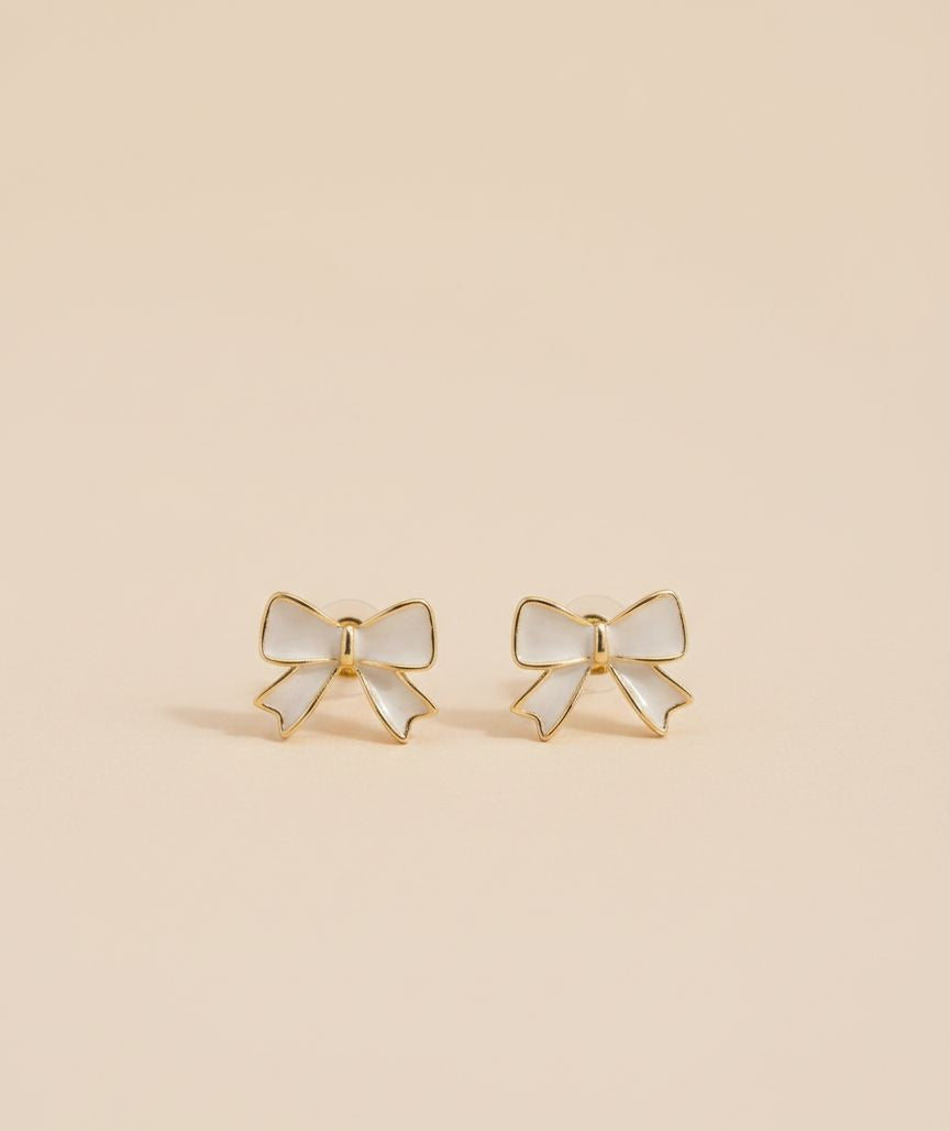 Classic Enamel Ribbon Studs