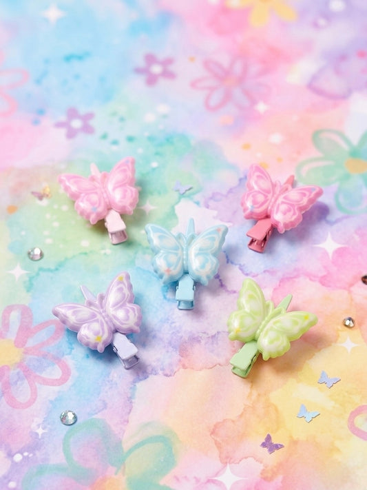 Dreamy Flutter Butterfly Clips