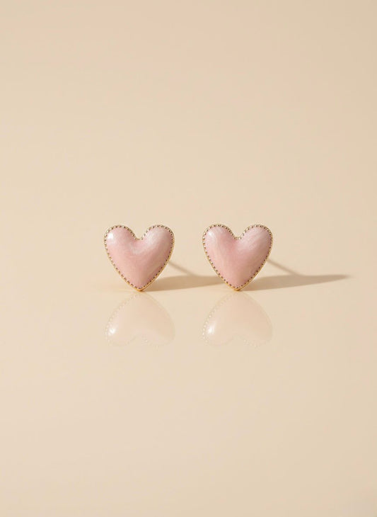 Sweetheart Enamel Studs