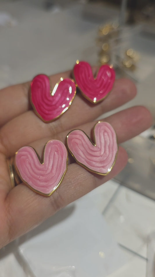 Enamel Hearts
