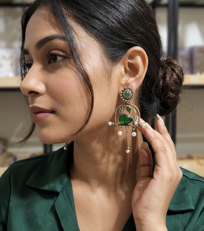 The Mayura Dangle Earrings