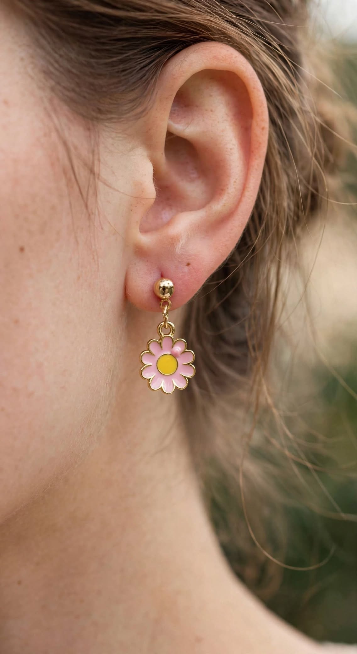Cute Mini Flower Drop Earrings