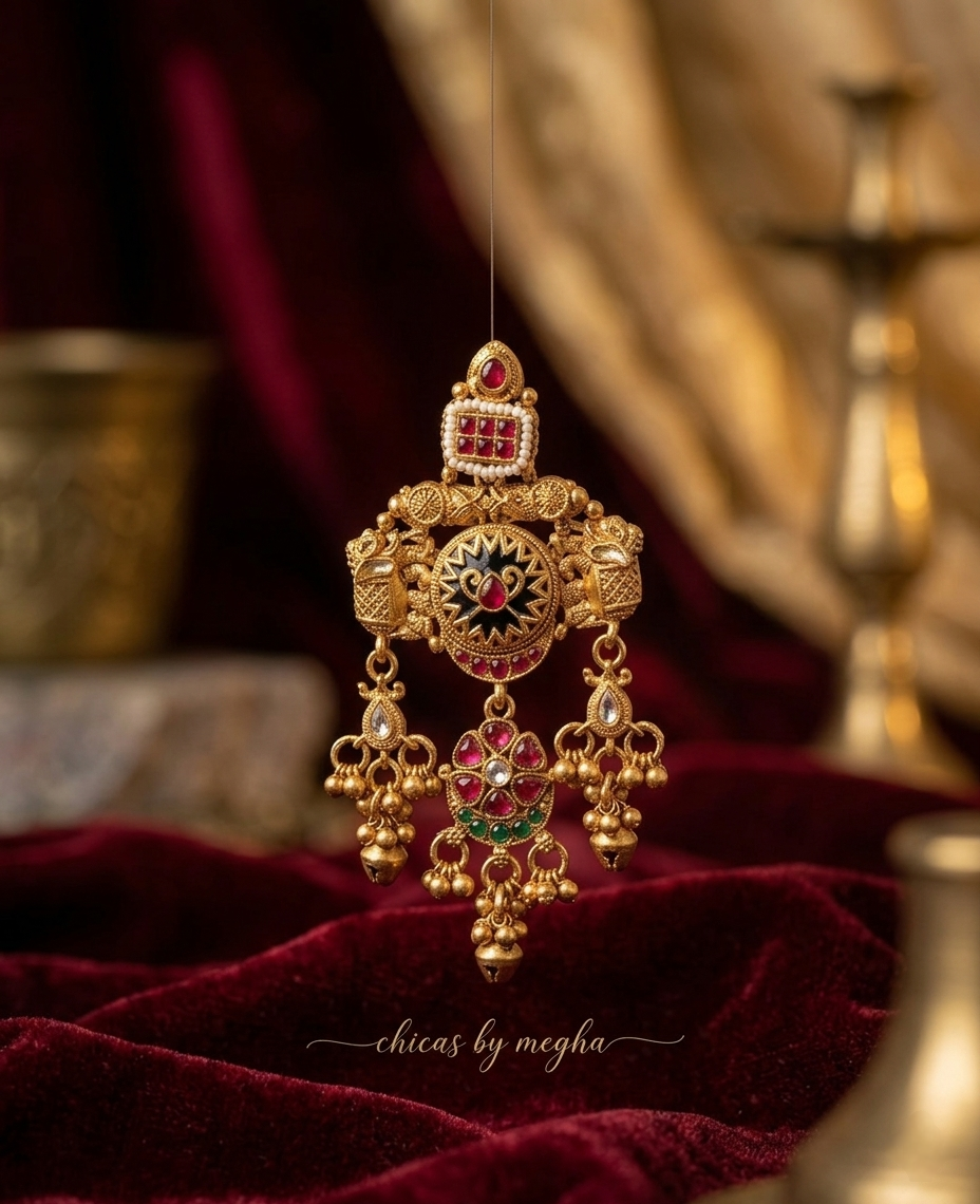 Royal Heritage Antique Jhumkas