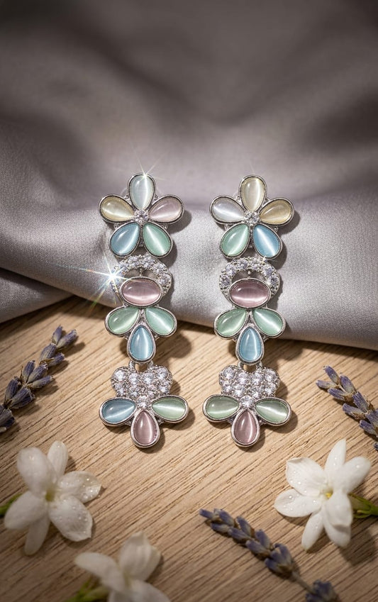 Iris Meadow Dangle Earrings