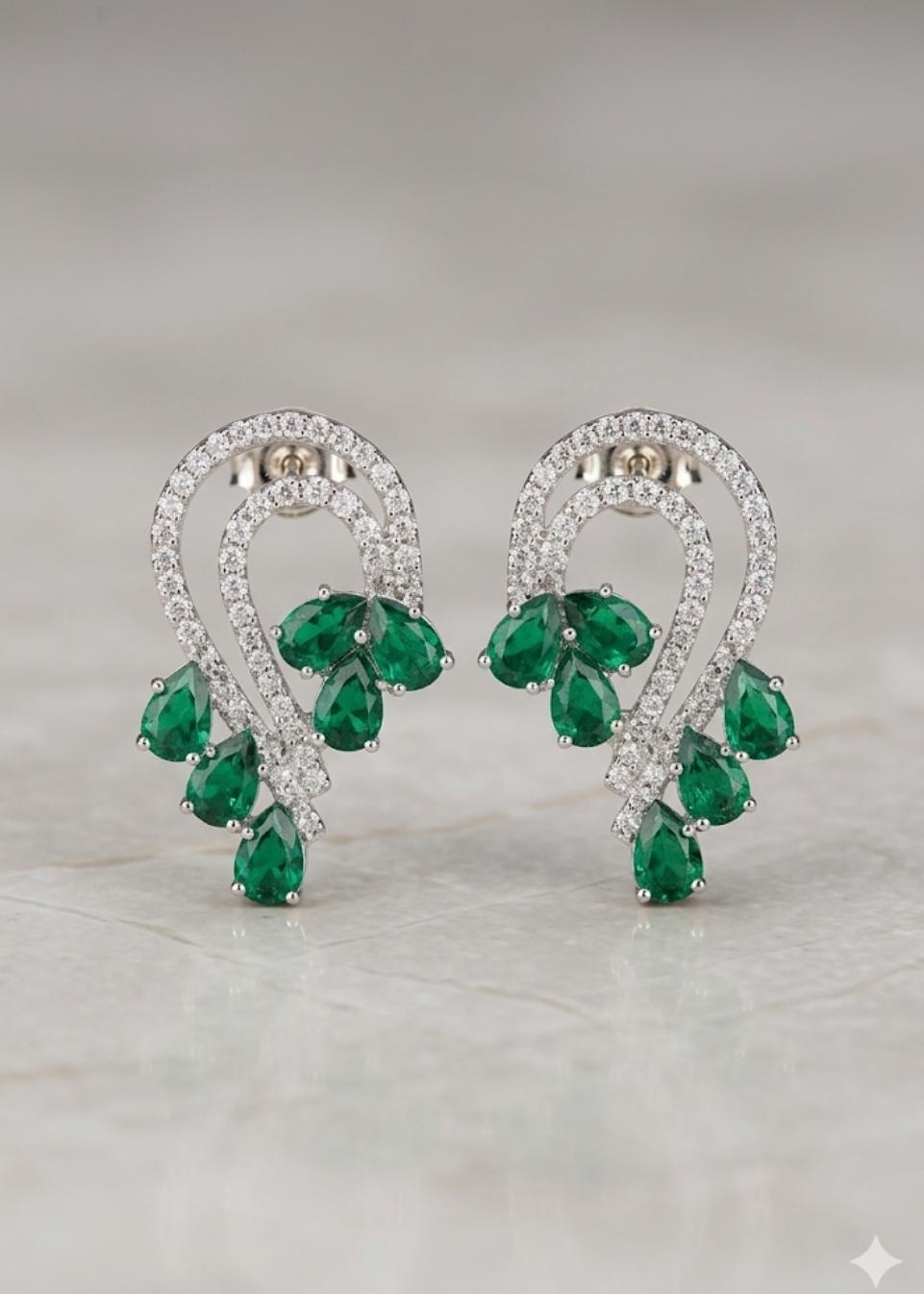 The Aurora Marquise Drop Earrings