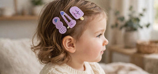 Cartoon Ice Cream Snap Clips Set of 3