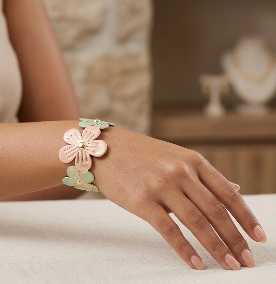 The Pastel Blossom Cuff