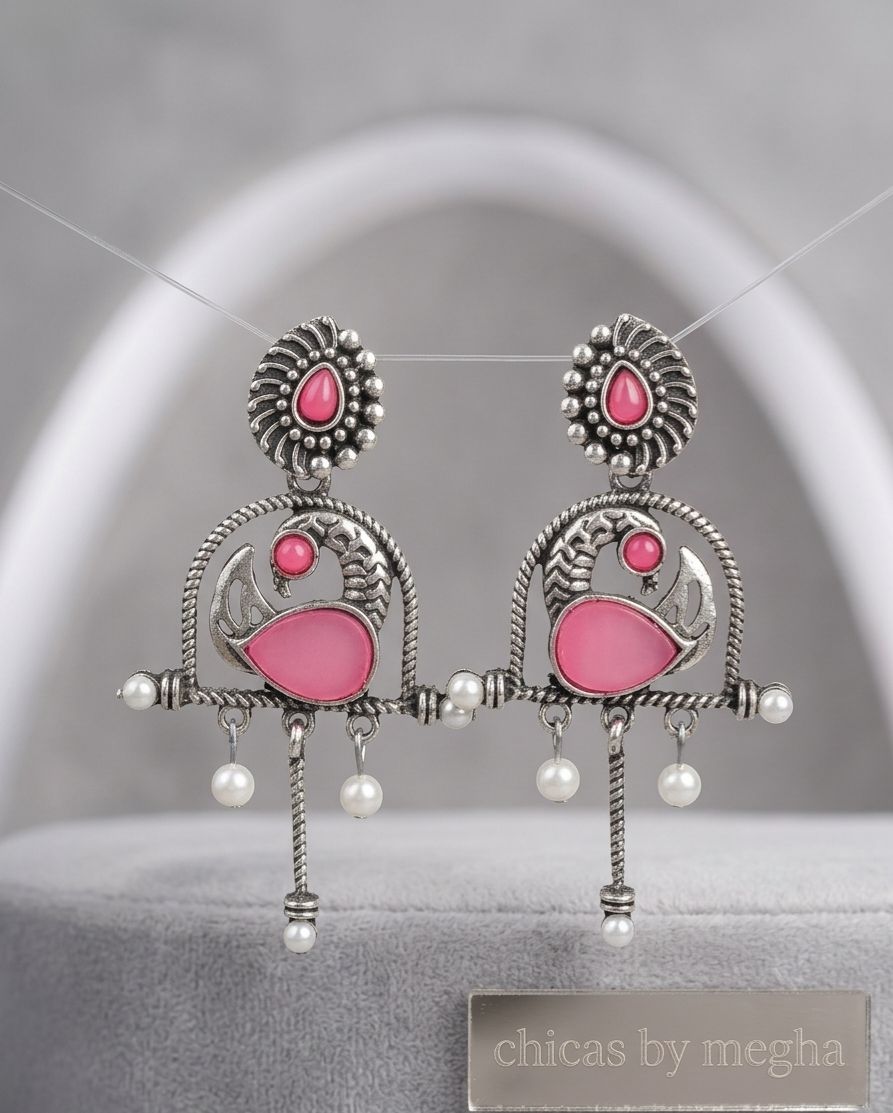 Silver Mayura Chandrika Hangings