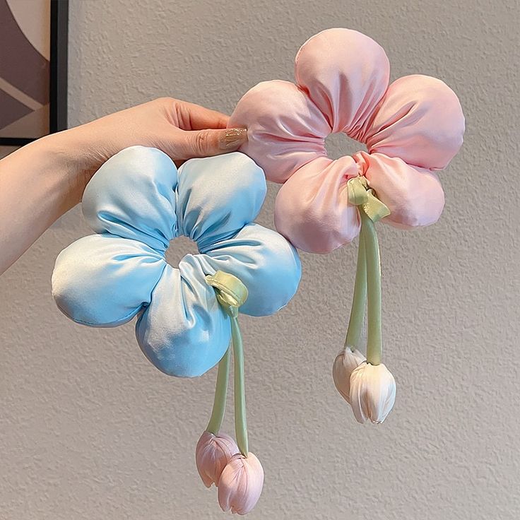 Blossom Oversized Satin Scrunchie 🌸