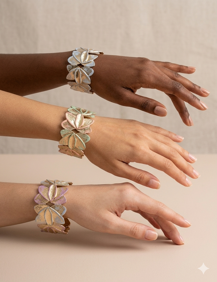 Lotus Blossom Statement Cuff