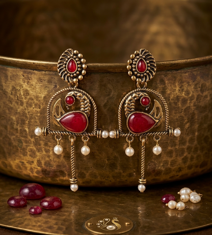 The Mayura Dangle Earrings