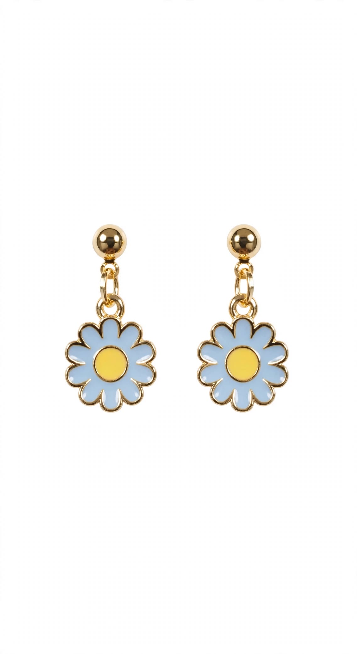 Cute Mini Flower Drop Earrings