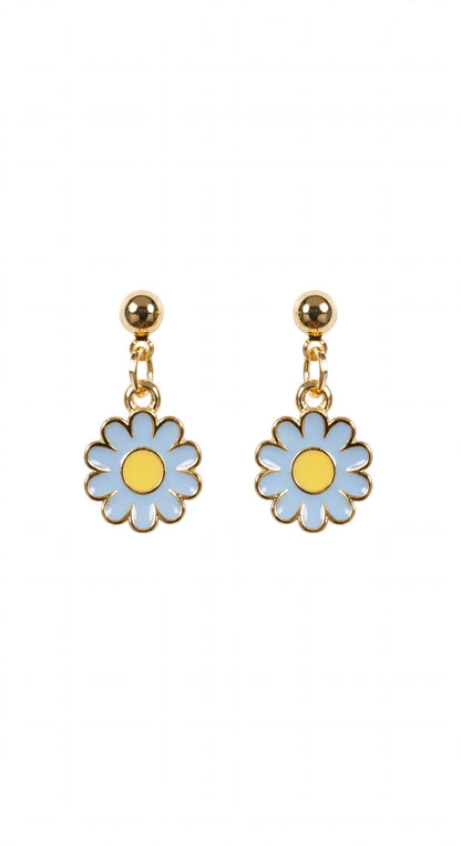 Cute Mini Flower Drop Earrings