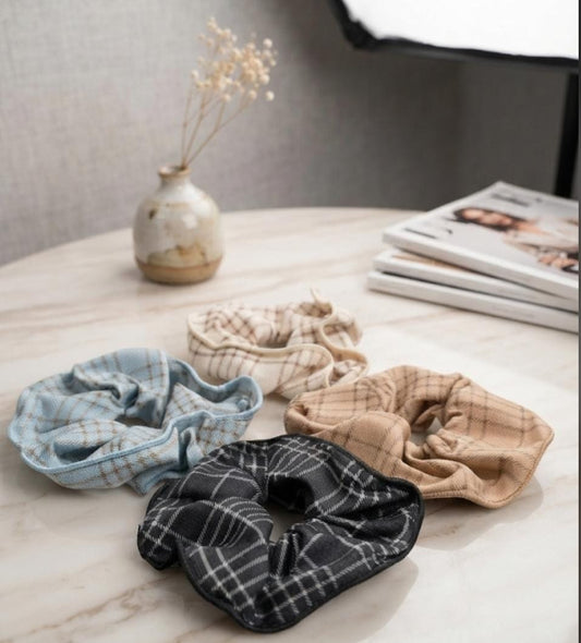 Plaid Scrunchie