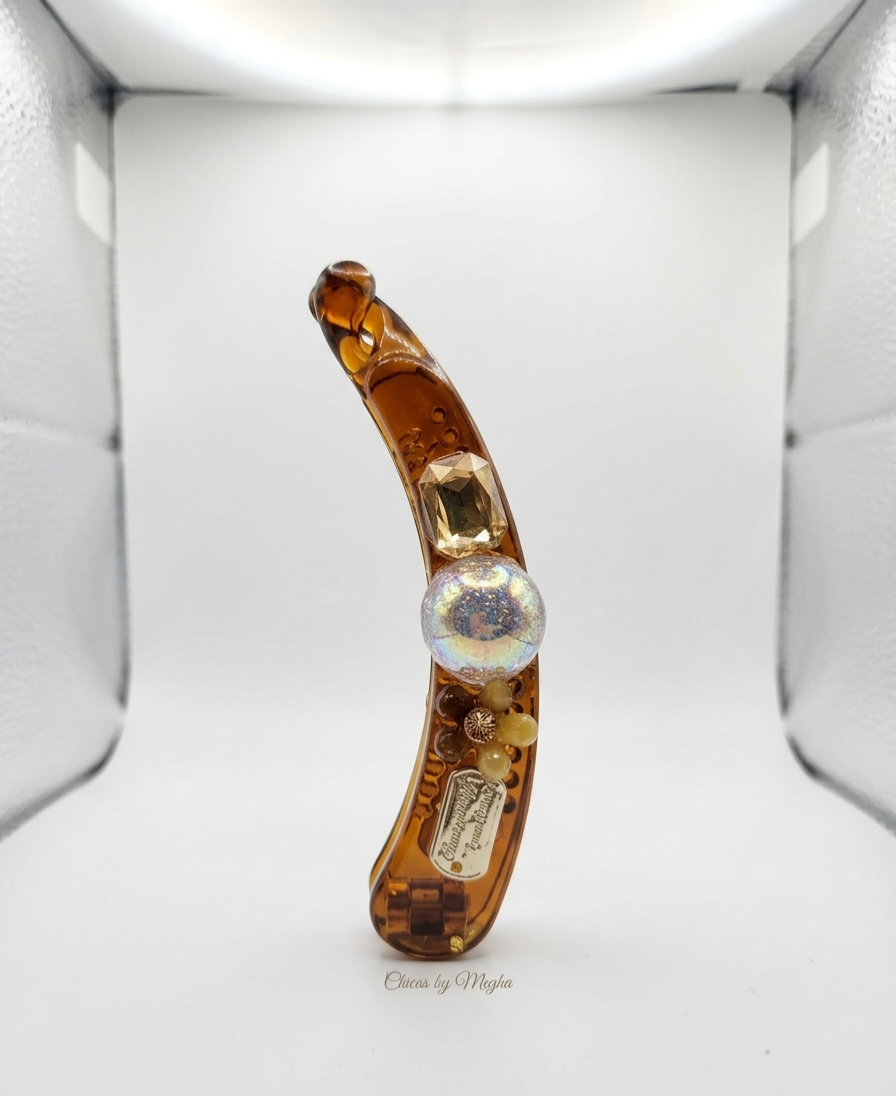 Eclipse Crystal Banana Clips