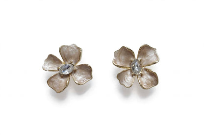 Meadow Blossom Enamel Stud Earrings