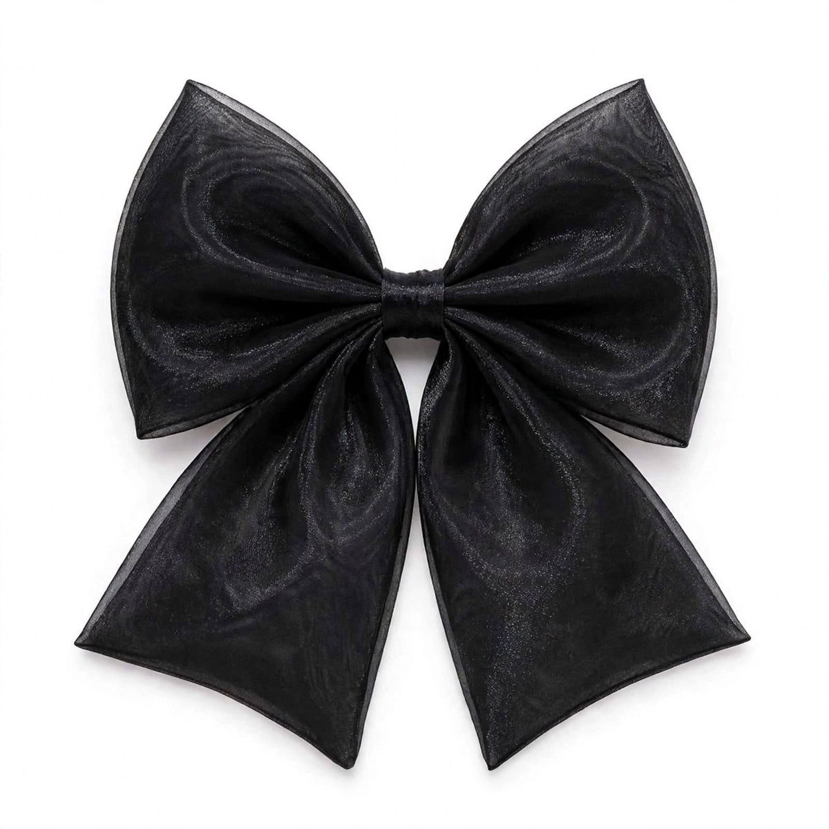 Coquette Organza Bow Hair Clip - Big Tail Bow