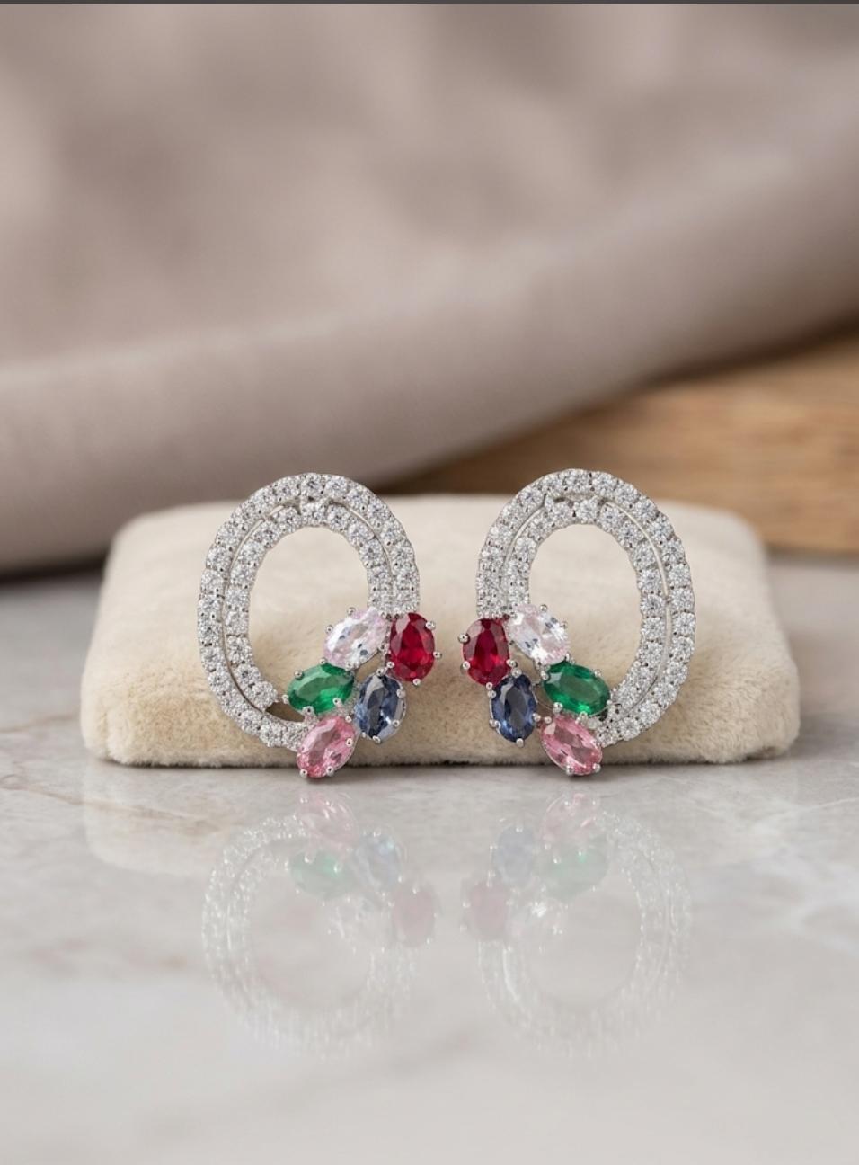 Elysian Blossom Hoop Studs