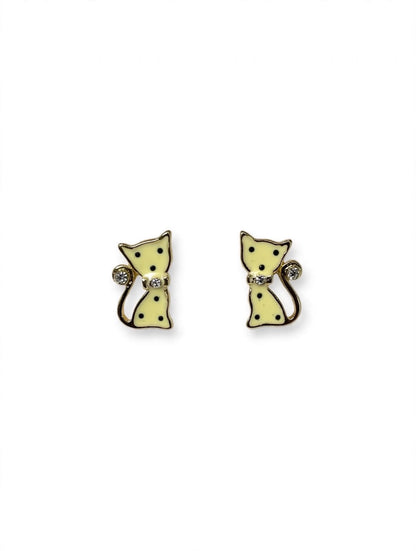 Mimi Kitty Stud Earrings