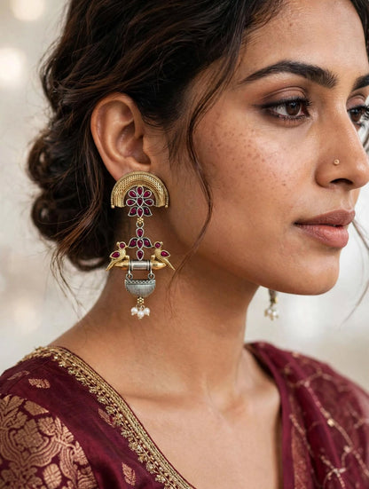 Parrot Dangler Earrings