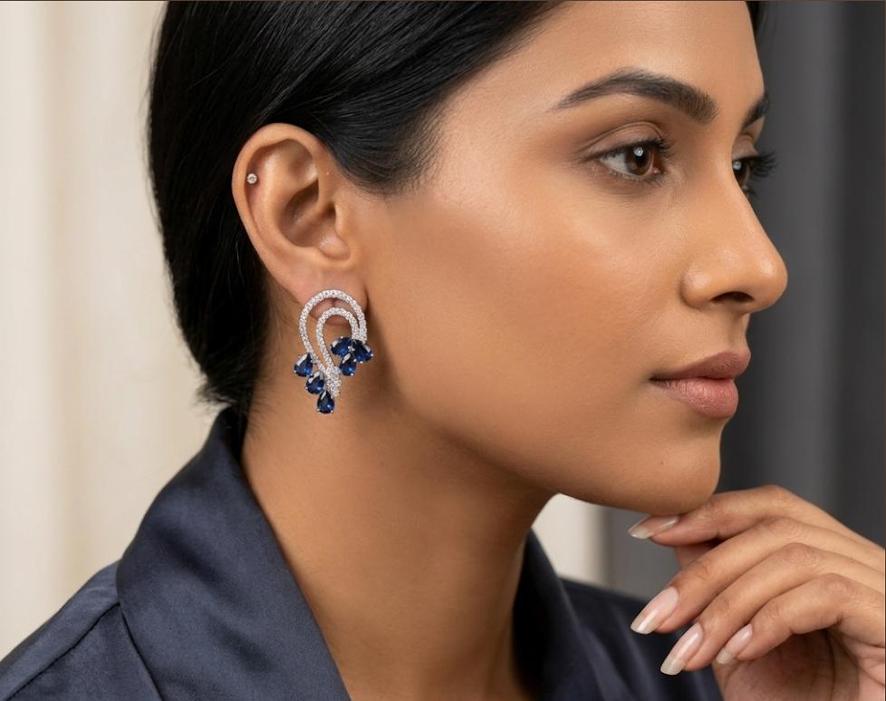 The Aurora Marquise Drop Earrings