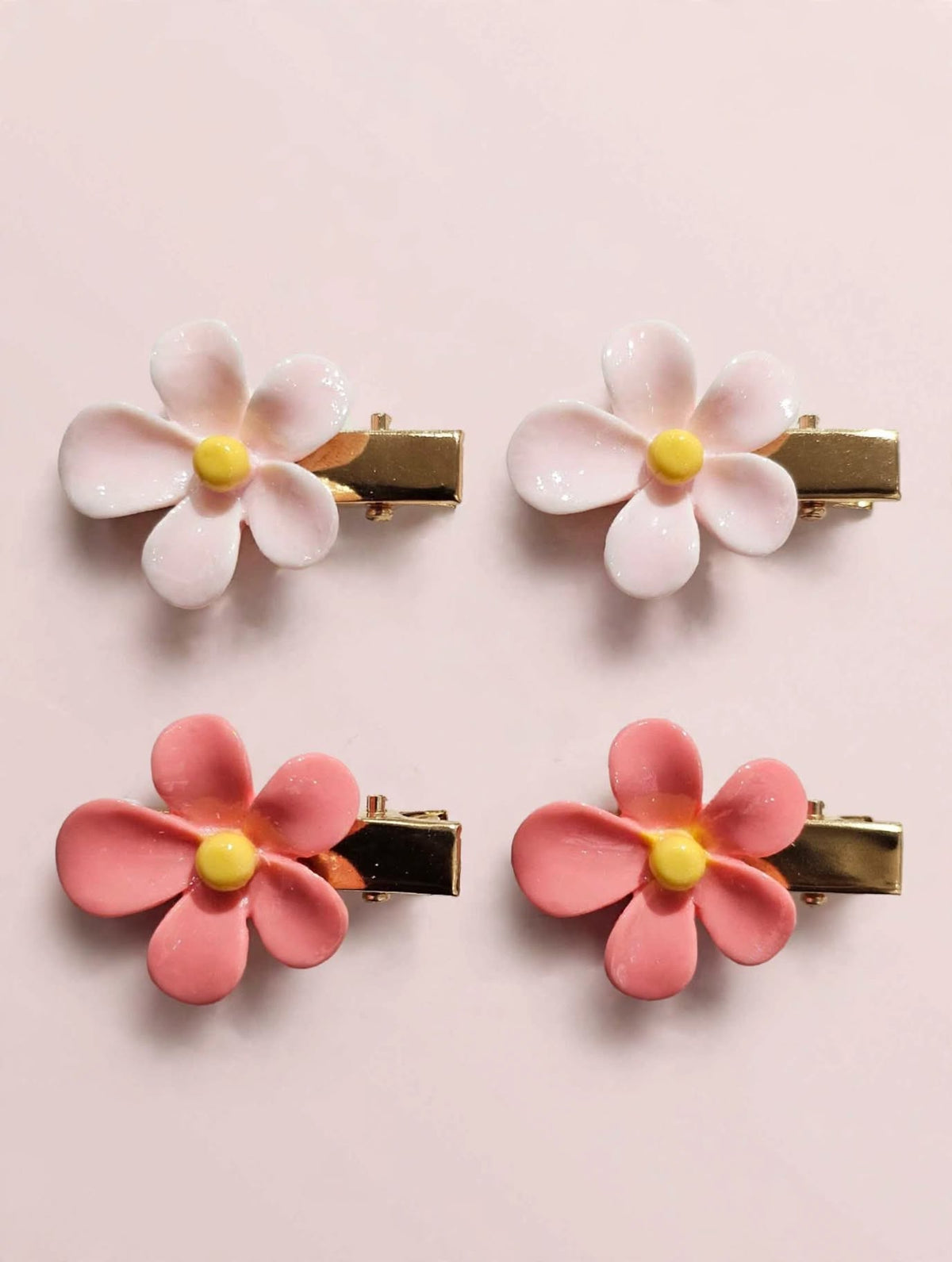 Meadow Mini Flower Alligator Clips - Set of 2