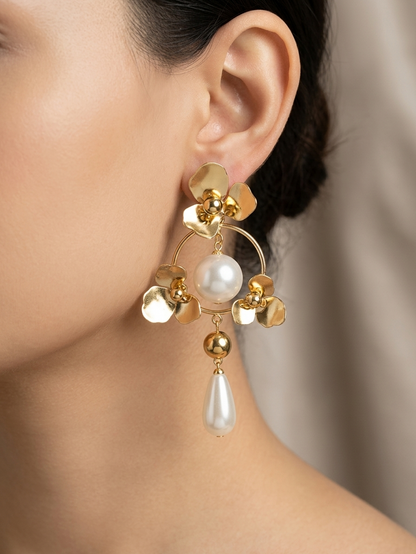 The Blossom Pearl Drop Earrings