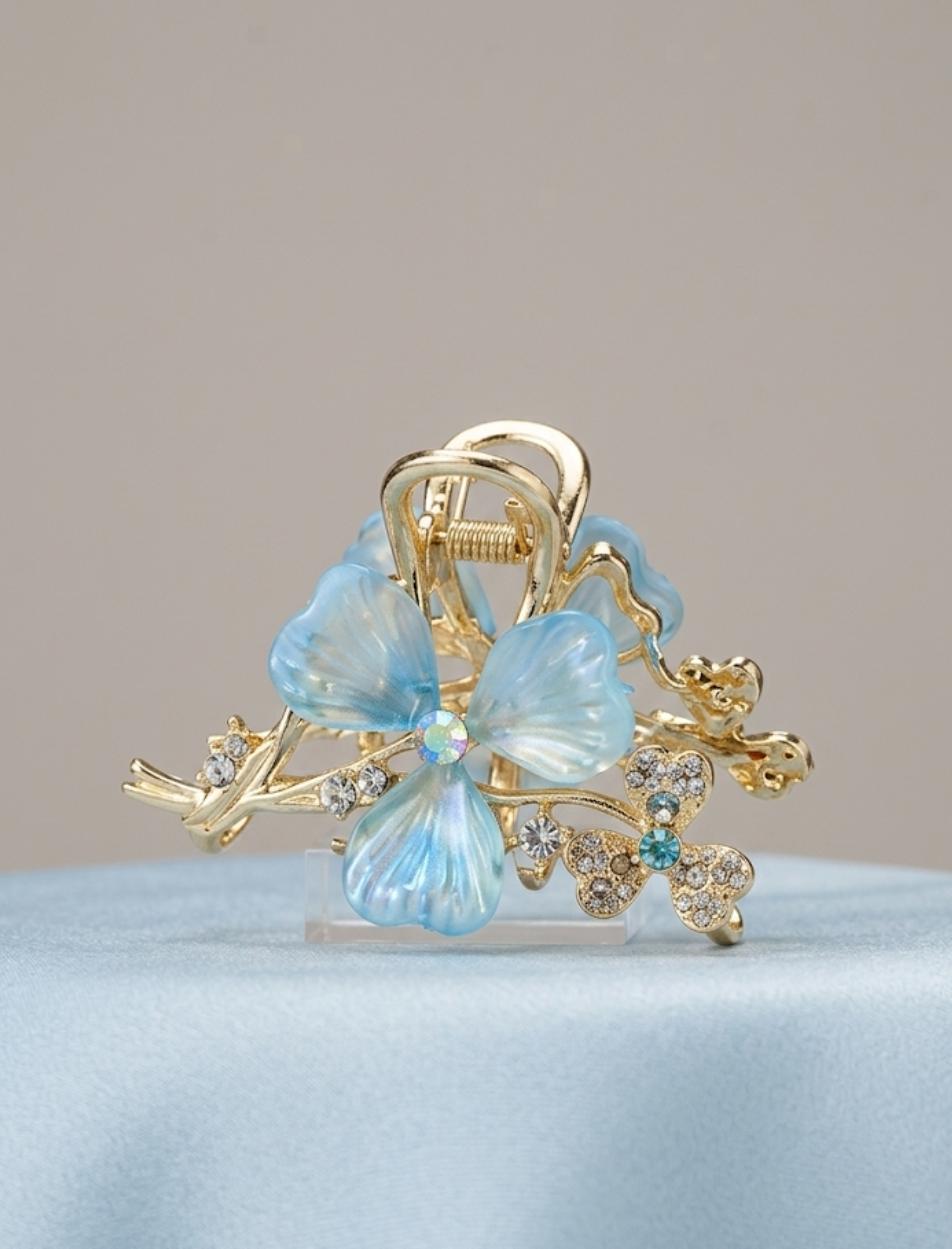 The Shimmering Petal Claw Clips