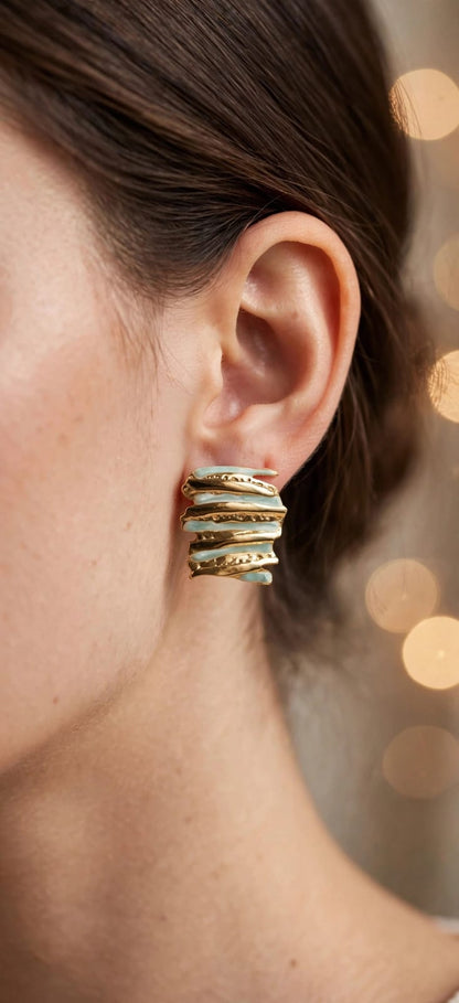 Riva Abstract Stud Earrings