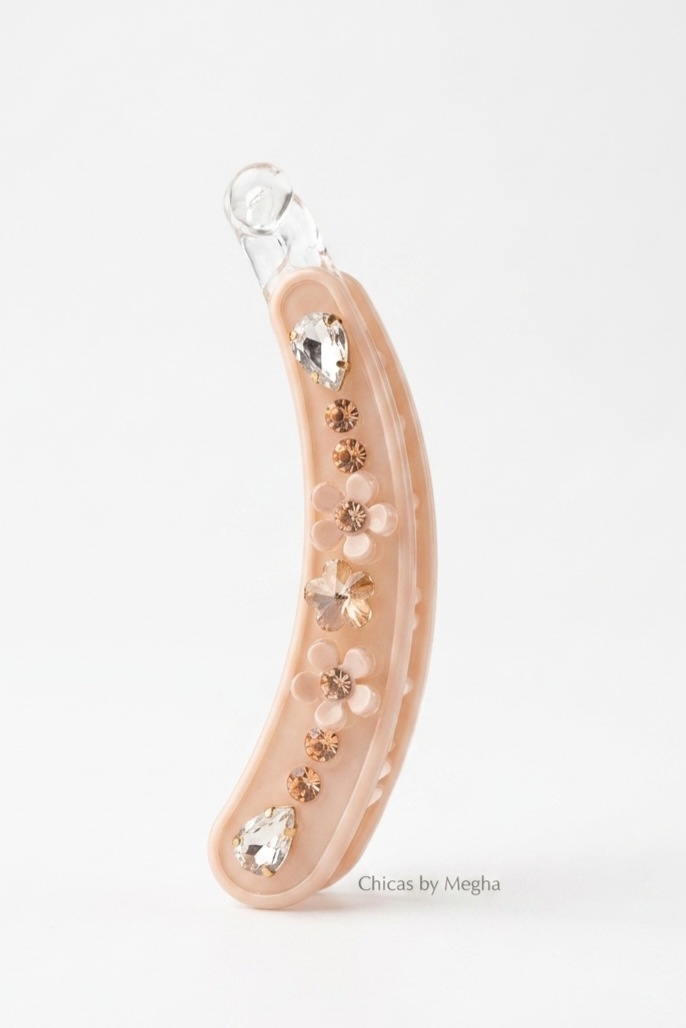 Meadow Crystal Banana Clips