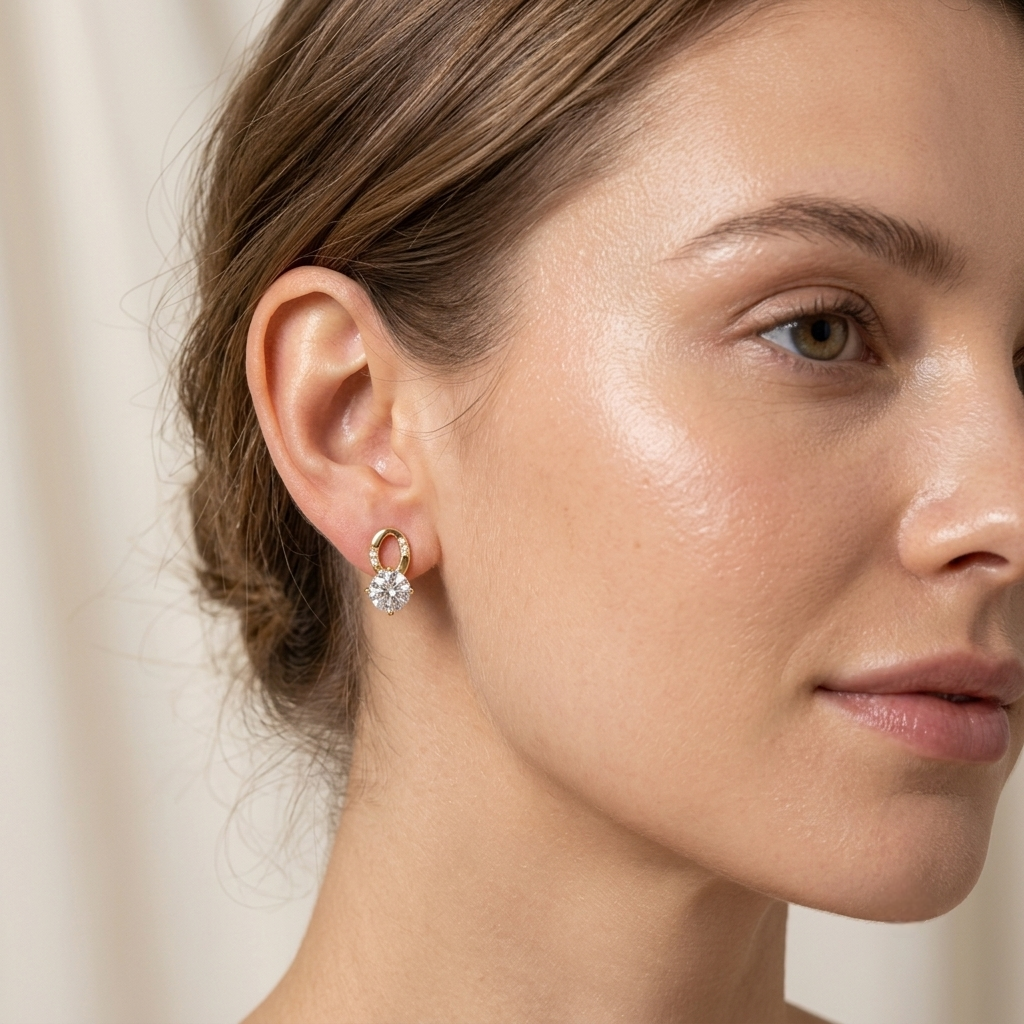 Solitaire Aura Studs