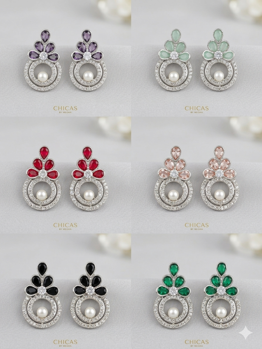 Regal Pearl Hoop Drops