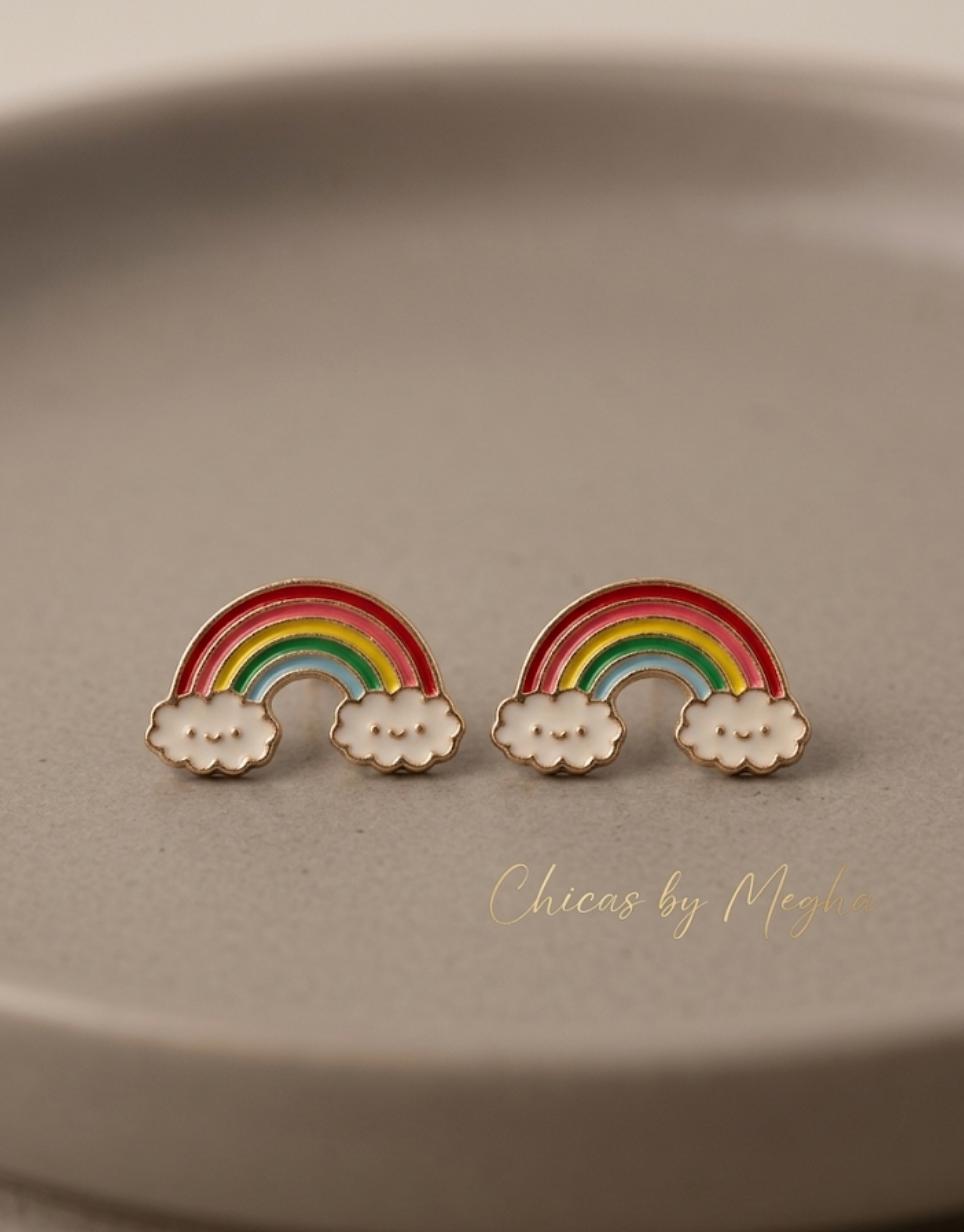 Over the Rainbow Pastel Stud Earrings