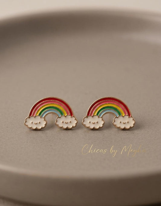 Over the Rainbow Pastel Stud Earrings