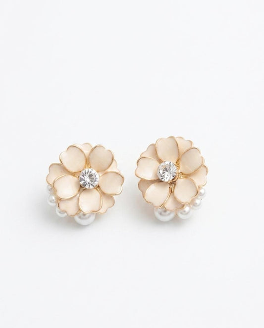 Blossom & Pearl Drop Studs
