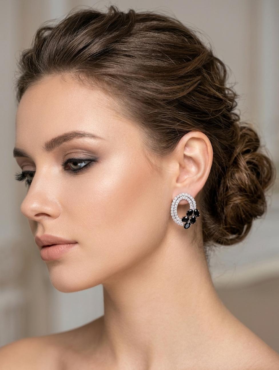 Elysian Blossom Hoop Studs