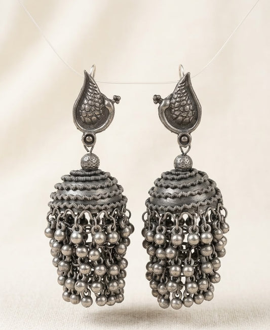 The Mayura Cascade Jhumkas