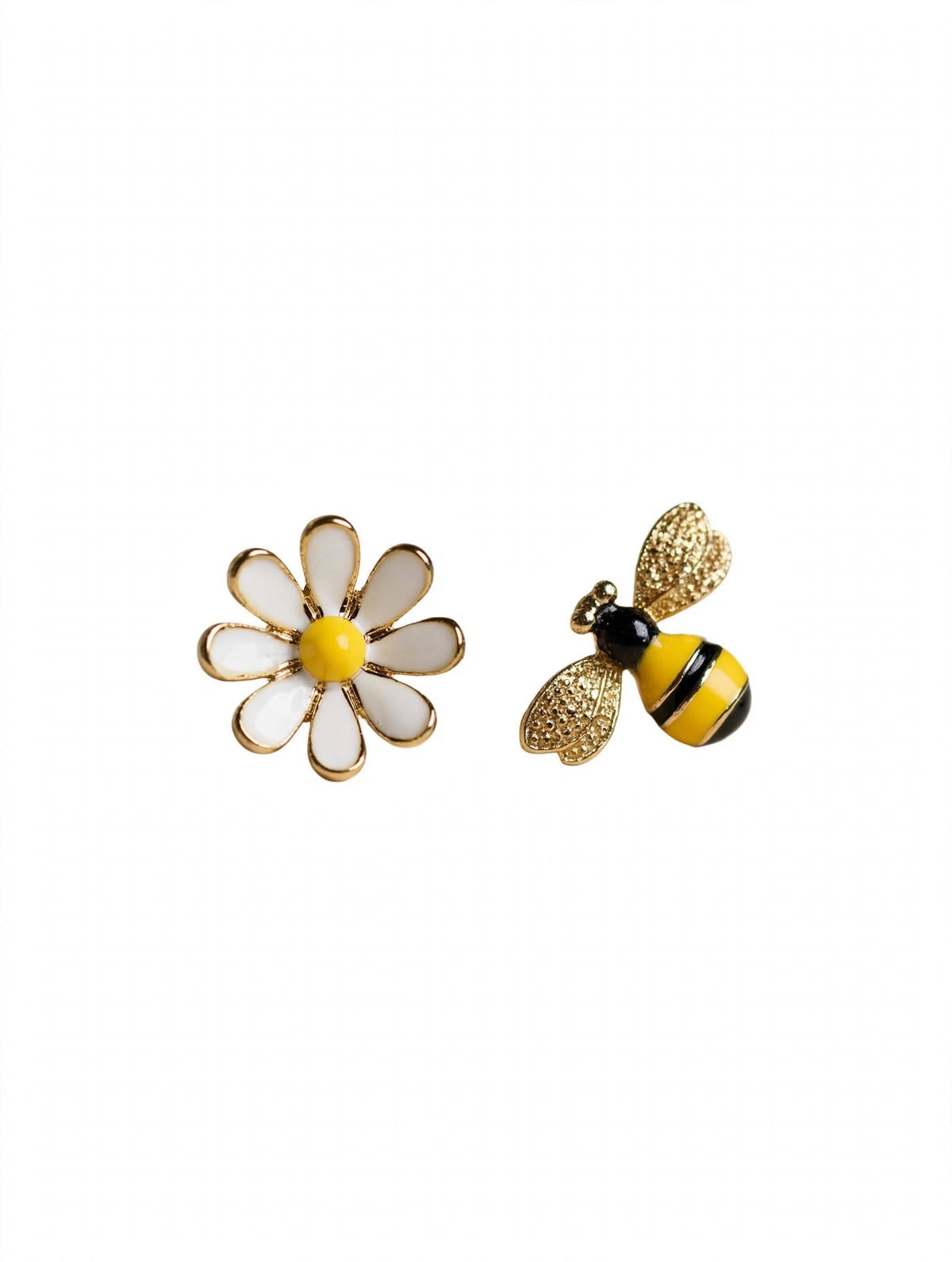 Daisy & Bee Mismatched Stud Earrings